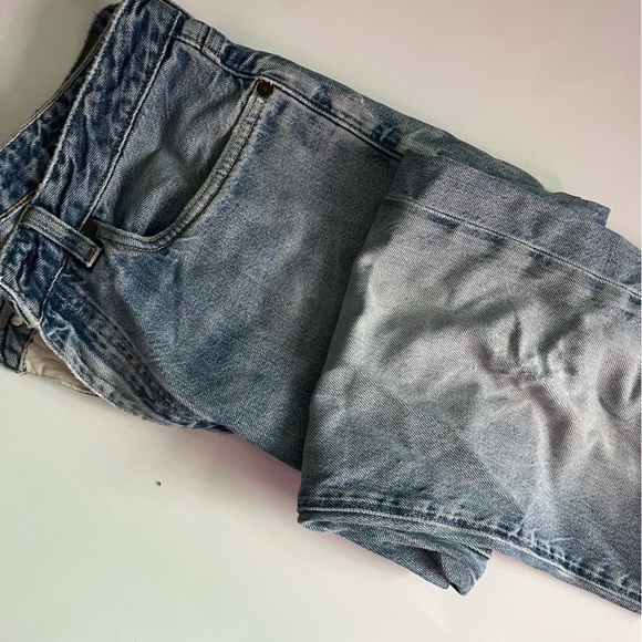 Levi’s Made and Crafted • Light Wash Tack Slim Classic Blue Jeans - Picture 3 of 10